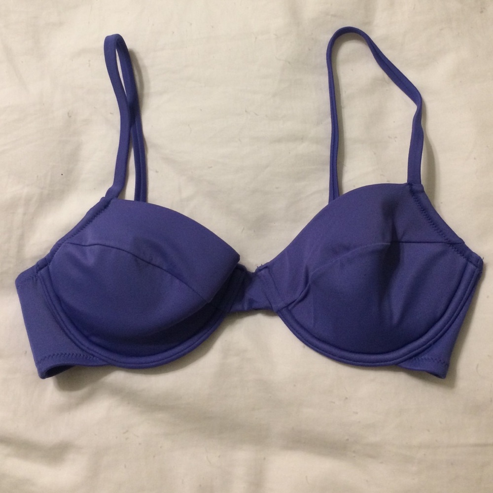 J. Crew Vibrant Purple Bikini Top